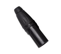 APGLSXY 3Pin Auditory Connector Microphone Plug Enhances Transmission Clarities in Auditory Setting Secure Locking Mechanism