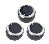 APGLSXY Air Conditioning HVAC Heater Blower Fan Control Button Knobs Control Switches Knob Button for 2005-2015 Auto Part 3pcs Knobs
