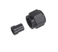 APGLSXY Aluminum Nut and Sleeve Hardlines Tube Fitting for Various Pipe Size From 4AN Up to AN12 Automotive Applications Hardlines Compression Fitting Adapter