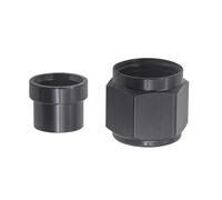 APGLSXY Aluminum Nut and Sleeve Hardlines Tube Fitting for Various Pipe Size From 4AN Up to AN12 Automotive Applications Hardlines Compression Fitting Adapter