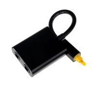 APGLSXY Auditory Splitter 1 in 2 Out Digital Auditory Optical Cable Adapter for Easy Installation Multiple Devices Compatibility Adapter