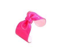 APGLSXY Butterfly Knot Trendy Wide Cuff Jewelry Her Unisex Wristband Lightweight Wear Accessory Colorful Resin Bowknot Bangle Adjustable Opening Wristband