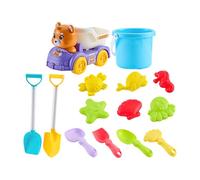 APGLSXY Colorful Beach Toy Collection Interactive Water Sand Toy for Children Including Digging Tools and Animal Figures Beach Shovel Set
