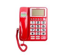 APGLSXY Corded Telephone Basic Landline Phone for Seniors Analog Home with Call Display Small Desk Guest Room Telephone Corded Landline for Home Use