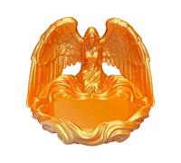 APGLSXY Delicate Angel Wing Shape Ornamental Tray Decorative Plate Suitable for Showcasing Small Accessories and Keepsakes Angel Wing Jewelry Tray