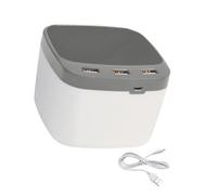 APGLSXY Desk Charging Hub Integrating Pen Holder 3 USB2.0 Adapters LED Light for Students Essential Accessory Pen Adapter