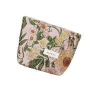 APGLSXY Elegant Large Capacity Floral Cosmetic Bag Portable Makeup Storage Makeup Bags Storage Bags for Travel and Daily Use Cosmetic Holder
