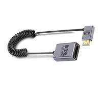 APGLSXY HDTV 2.1 Miniature to a Female Converter Cable 8k @ 60hz for Professional Photography and Videography Needs HDTV Extension Wire