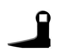 APGLSXY L-Shaped Heat-Treated Puller with Rustproof Coating for Tight Space Vehicle & Motorcycle Maintenance (117 Chars) Antiscratch Leverage Tool