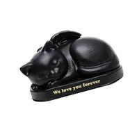 APGLSXY Lovely Memorial Resins Urn Creative Moistures Proof Sealing Pet Memorial Jar Memories Light Luxurious Pots Handcrafted Pet Statue