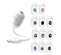APGLSXY Manual Rotating StarrySky Light USB Plug and Play Projection Lamp for Car Interior Romantics Night Scene USB Star Projector Light
