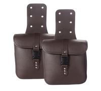 APGLSXY Motorcycle Saddlebag Synthetic Leather Waterproof Storage with Large Capacity Secured Mounting Systems for Road Trips Motorcycle Saddlebag PU Leather