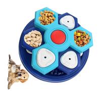 APGLSXY Multi Compartment Rotating Dog Bowl for Fast Eating Pets to Promote Good Behavior and Reduce Choking Risk Food Puzzle for Dogs
