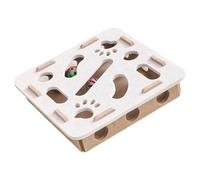 APGLSXY Multiuse Cats Activity Puzzle Box Maze Toy With Removable Bells Ball Toy Enhances Intelligence And Flexibility Hunting