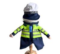APGLSXY Playful Cop Kid Clothing Soft Polyester Fabric Party Attire for Cats Halloween Celebrations Pet Costumes Soft Fabric Dog Transformation Suit
