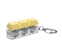 APGLSXY Portable 3 Blue Switches Keyboards Tester Keychains Attachment for Mobile Anxieties Relief Clicking Toy Pocket Stress Reliever