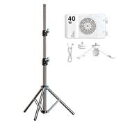 APGLSXY Professional 40W Camera Light with 2500K 9000K Dimmable Ranges & Built in Battery Compact Size for Studio Ear LED Panel Light for Camera