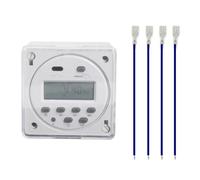 APGLSXY Professional User Friendly Programmable Timer with Builtin Battery for Time Control Device Management Weekly Program Timer