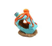 APGLSXY Resin Drifting Bottle Statue Art Craft for Aquarium Fish Tanks Decors Easy to Arrange Art Sculpture Decorative Resin Hiding