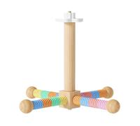 APGLSXY Rotates Windmill Bird Stand Upgraded Parrots Perch Toy with Bearings for Cockatiels Parakeets and Small Parrots Foraging Toy for Lovebirds