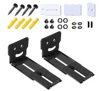 APGLSXY Speakers Slide Rails Heavy Duty Metal Construction Adjustable Soundbar Mount for Home Cinemas Universals Soundbar Sliders Mount