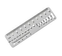 APGLSXY Surgical Stainless Steel Measuring Tool with Gradations for Animal Orthopedics Screw and Pin Size Surgical Screw Measurement Tool