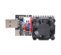 APGLSXY USB Power Load Tester 3.7-13V Input 15W Discharge with 40℃ Auto Cooling for Circuit Analysis Adjustable Constant Current Electronic Load