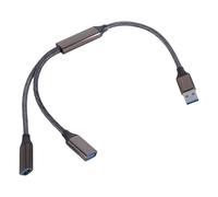 APGLSXY USB3.0 Y Splitter Cable USB Port Expansion for 5Gbps Seamlessly Data Transfer and Device Charging USB Power Extension