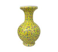 APGLSXY Vase Puzzle Craft, 200-Piece ABS 3D Project Set with LED Glow and Water Cup for Tabletop Floral Room Decor Tabletop Puzzle Curved Piece Flower Display Shelf Decor Aa Battery Light