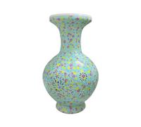 APGLSXY Vase Puzzle Craft, 200-Piece ABS 3D Project Set with LED Glow and Water Cup for Tabletop Floral Room Decor Tabletop Puzzle Curved Piece Flower Display Shelf Decor Aa Battery Light