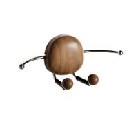 APGLSXY Wall Mounted Phone Stand with Strong Suctions Cup & Wood Finish Modern Wooden Phone Dock for Hands Easy Viewing