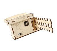 APGLSXY Wooden Entrance Barrier Assembly Model for Classroom Display | Science Explanation Family Learning Swing Fence Response Concepts Guided Practice