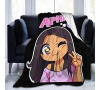 APH-Mau Plush Blanket Soft and Warm Throw Digital Printed Soft Micro Fleece Blanket for Couch Bed Living Room 60x50 inch, Multicolor (854669)