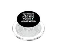 Aphasia Awareness 'My Brain is Doing Repairs' PopSockets PopGrip for MagSafe