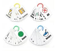 Aphasia Communication Cards for Adults & Stroke Survivors, Non Verbal Communication Board & AAC Aid, Dementia Products for Elderly, Speech Therapy Materials for Recovery