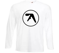 Aphex Twin Long Sleeve T-Shirt Men's Funny Dance Rave Music Electronicas Tee Top