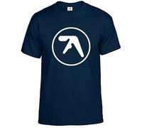Aphex Twin T-Shirt Men's Funny Dance Rave Music Electronicas Tee Top(Navy,XXL)