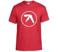 Aphex Twin T-Shirt Men's Funny Dance Rave Music Electronicas Tee Top(Red,4XL)