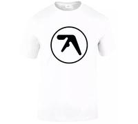 Aphex Twin T-Shirt Men's Funny Dance Rave Music Electronicas Tee Top(White,4XL)