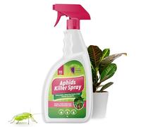 Aphids Killer Spray 1L - Insecticidal Soap Spray for Plants - Kills Greenfly, Blackfly, Whiteflies, Fungus Gnats and Other Pests - Ideal for Indoor & Outdoor Use on Fruits, Vegetables and Flowers
