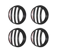 Aphkqost Headlight Grille Guard Cover 4X Black Turn Signal Protector Grill Cover For Touring For Street For Glide For Dyna For Heritage For Softail V For Rod For Sportster 883 1200(4PCS)