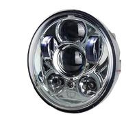 Aphkqost Headlight Light Headlamp For Bolt For Raider For Stryker For SCR950 For Warrior LED Headlight 5.75" With Parking Light(Chrome)