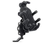 Aphkqost Motorcycle Navigation Bracket Motorcycle Aluminum Alloy Cell Phone Support Mobile Mirror Mount Navigation Stand Anti Vibration Handle Holder(1990B1)