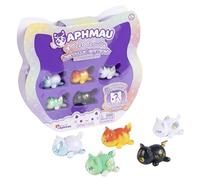 Aphmau Mystery MeeMeow Figures Multi-Pack - Elemental Glow Party, YouTube Minecraft Gaming Channel, 5 Exclusive Glow-in-The-Dark Elemental Figures, Official Merch
