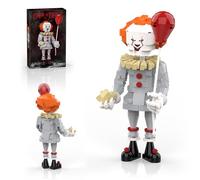 aphpaio Clown Building Set, Horror Movie Character Pennywise Building Kit