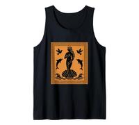 Aphrodite Aesthetic Goddess Dolphins Birds Greek Mythology Tank Top