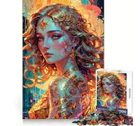 Aphrodite︰ Golden Oracle of Divine Beauty 1000 Piece Jigsaw Puzzles for Adults Cognitive Boost Snug Edge Fun Play Table Accent (38x26cm)