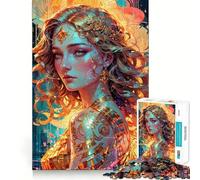 Aphrodite︰ Golden Oracle of Divine Beauty 1000 Piece Jigsaw Puzzles for Adults Cognitive Boost Snug Edge Fun Play Table Accent (38x26cm)