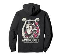 Aphrodite Gr oddess Statue Primordial Desire Doves Pullover Hoodie