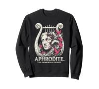 Aphrodite Gr oddess Statue Primordial Desire Doves Sweatshirt
